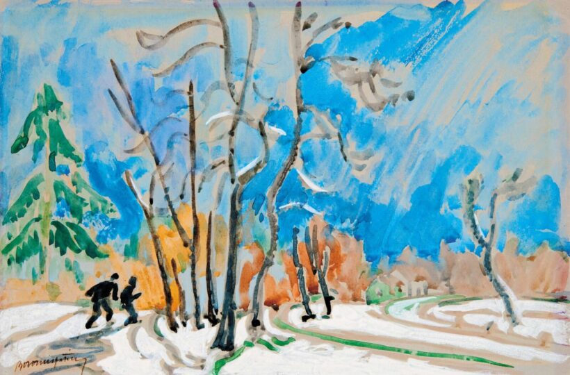 Boromisza Tibor (1880-1960): Téli táj, 1920-as évek