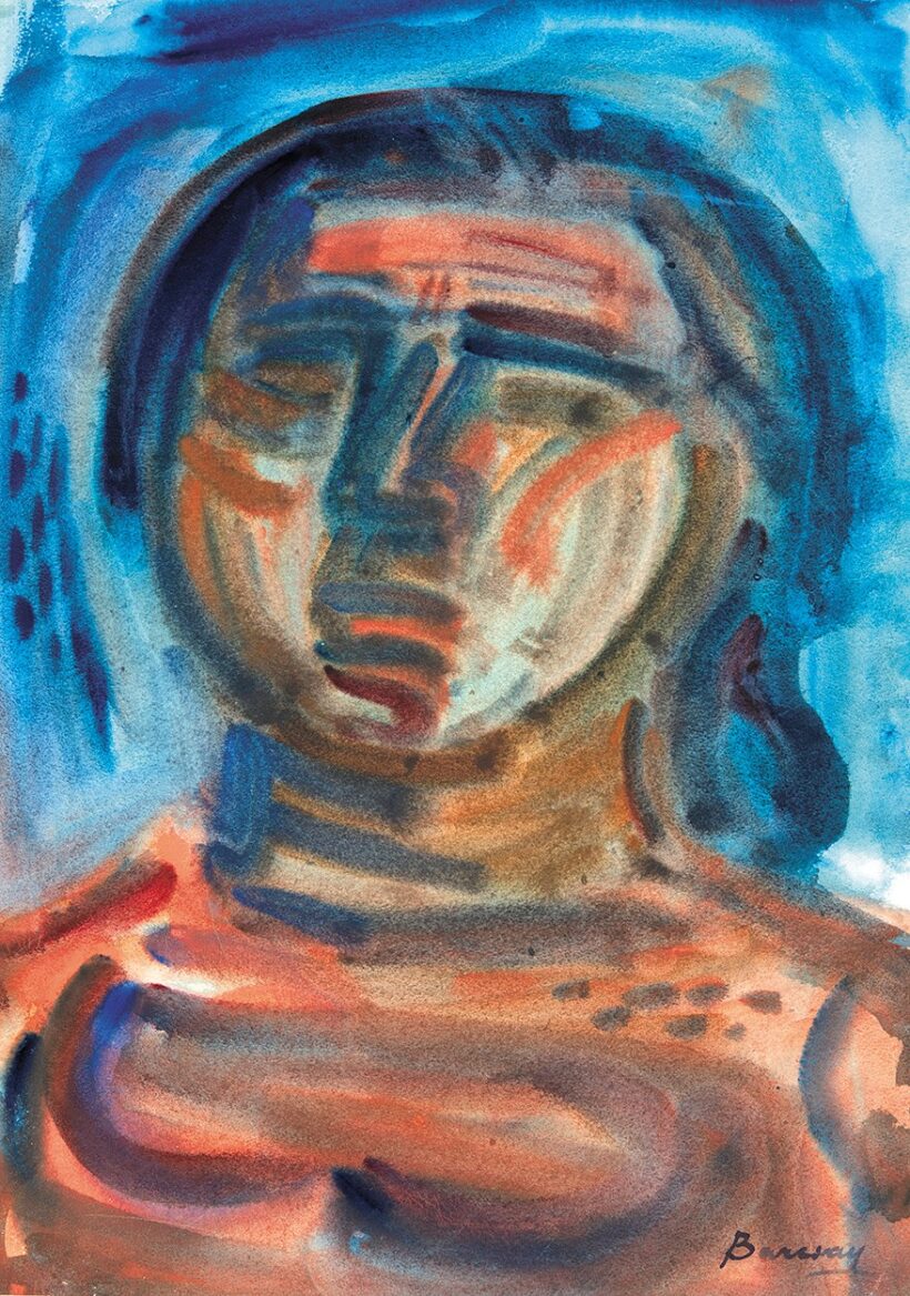 Barcsay Jenő (1900-1988): Női arckép