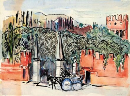 Emőd Aurél (1897-1958): Olasz város (Orvieto)