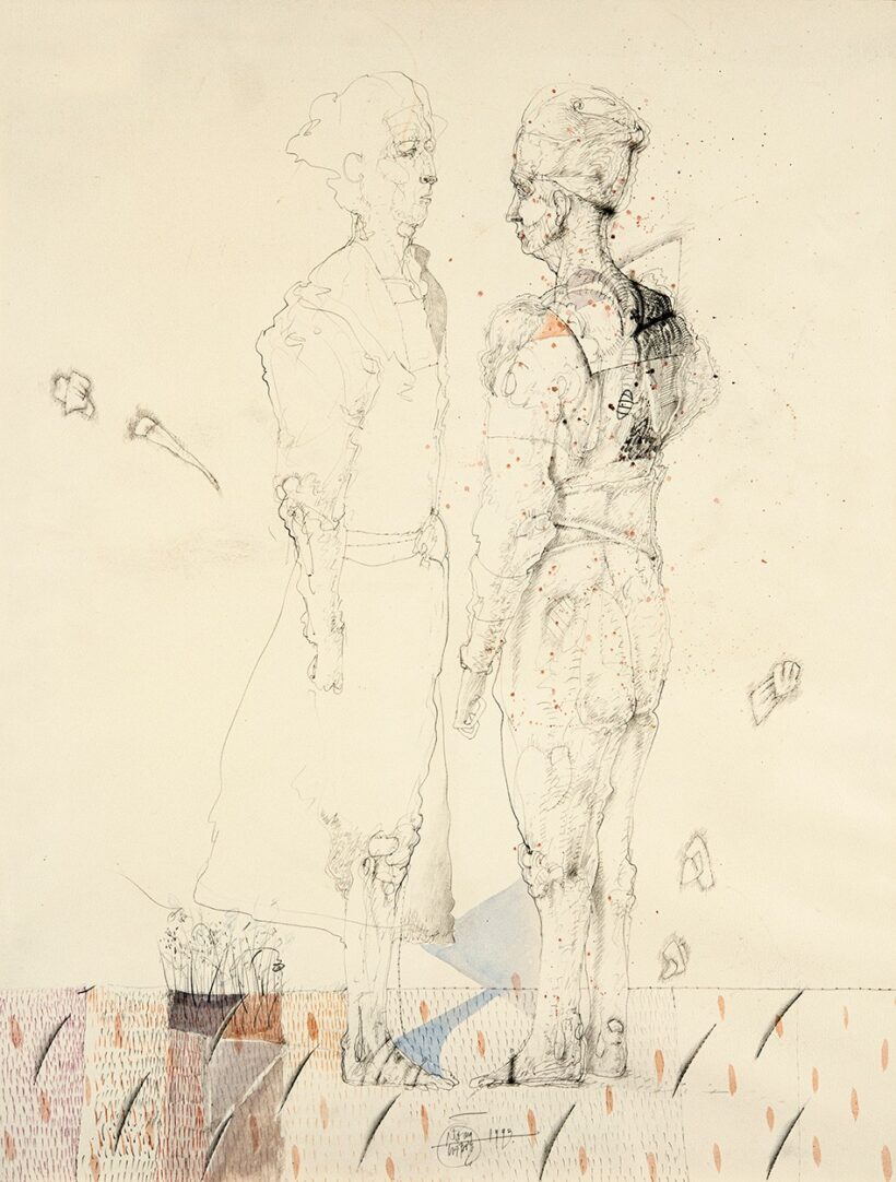 Nagy Gábor (1949): Beszélgetők, 1993
