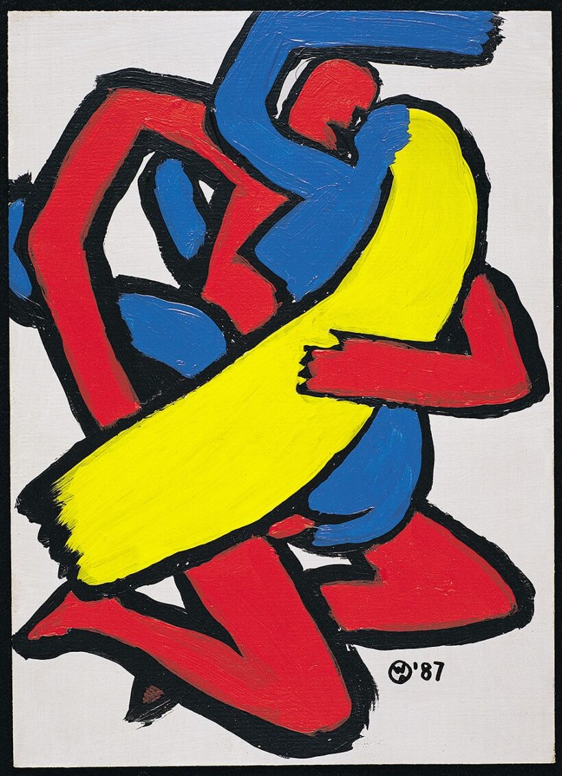 Wahorn András (1953): Sárga lepel, 1987