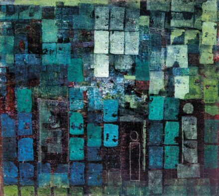 Gyarmathy Tihamér (1915-2005): Figurák az ablakban, 1964