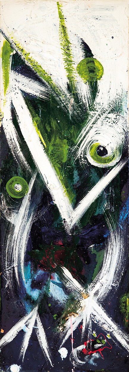 Bada Dada Tibor (1963-2006): Zöld szörny, 2003