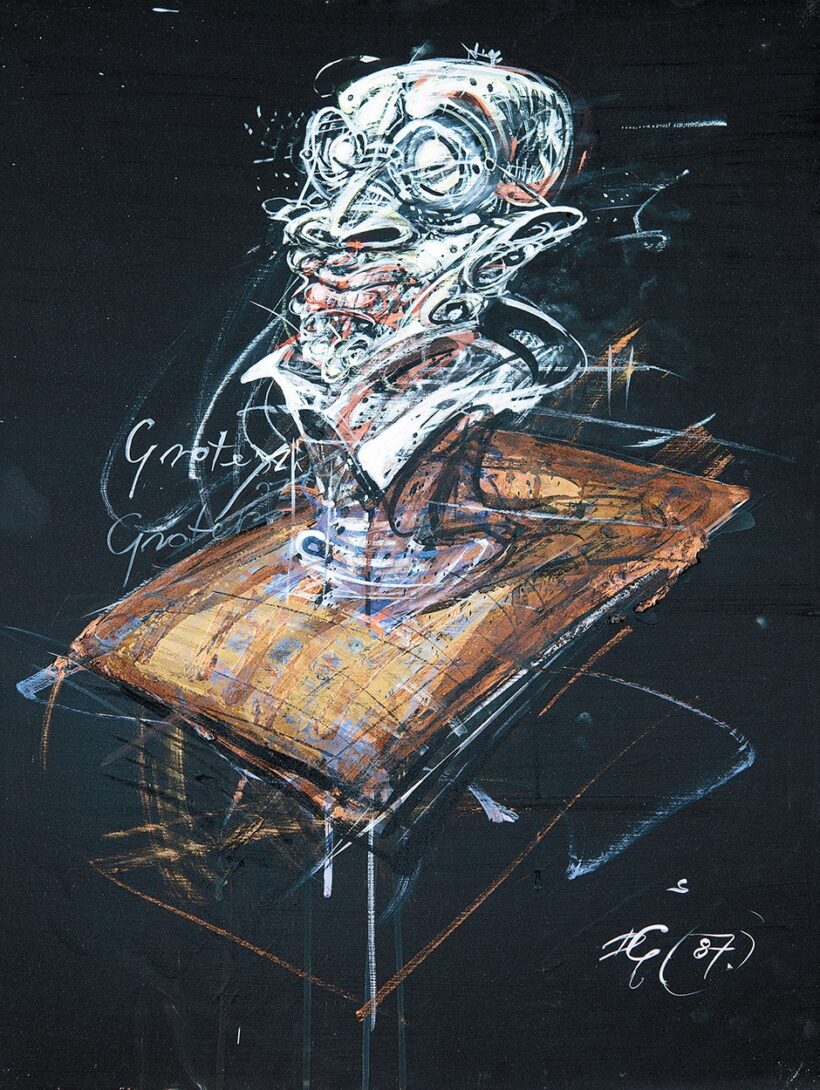 Dienes Gábor (1948-2010): Groteszk, 1987