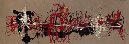 Papp Oszkár (1925-2011): Kaligráfia pirossal, 191