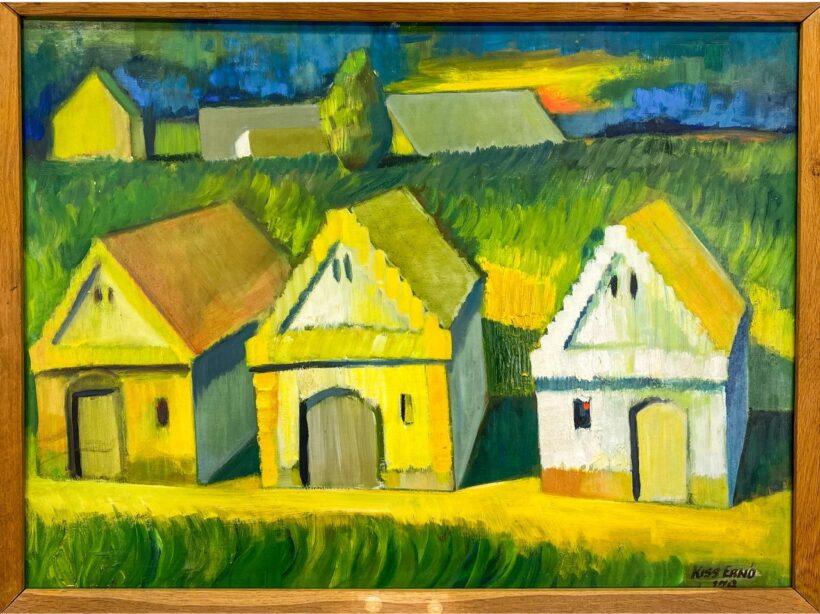 Kiss Ernő (1898-): Domboldal - Image 2