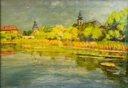 Tokácsli Lajos (1915-2000): Kurca part / Szentesi látkép