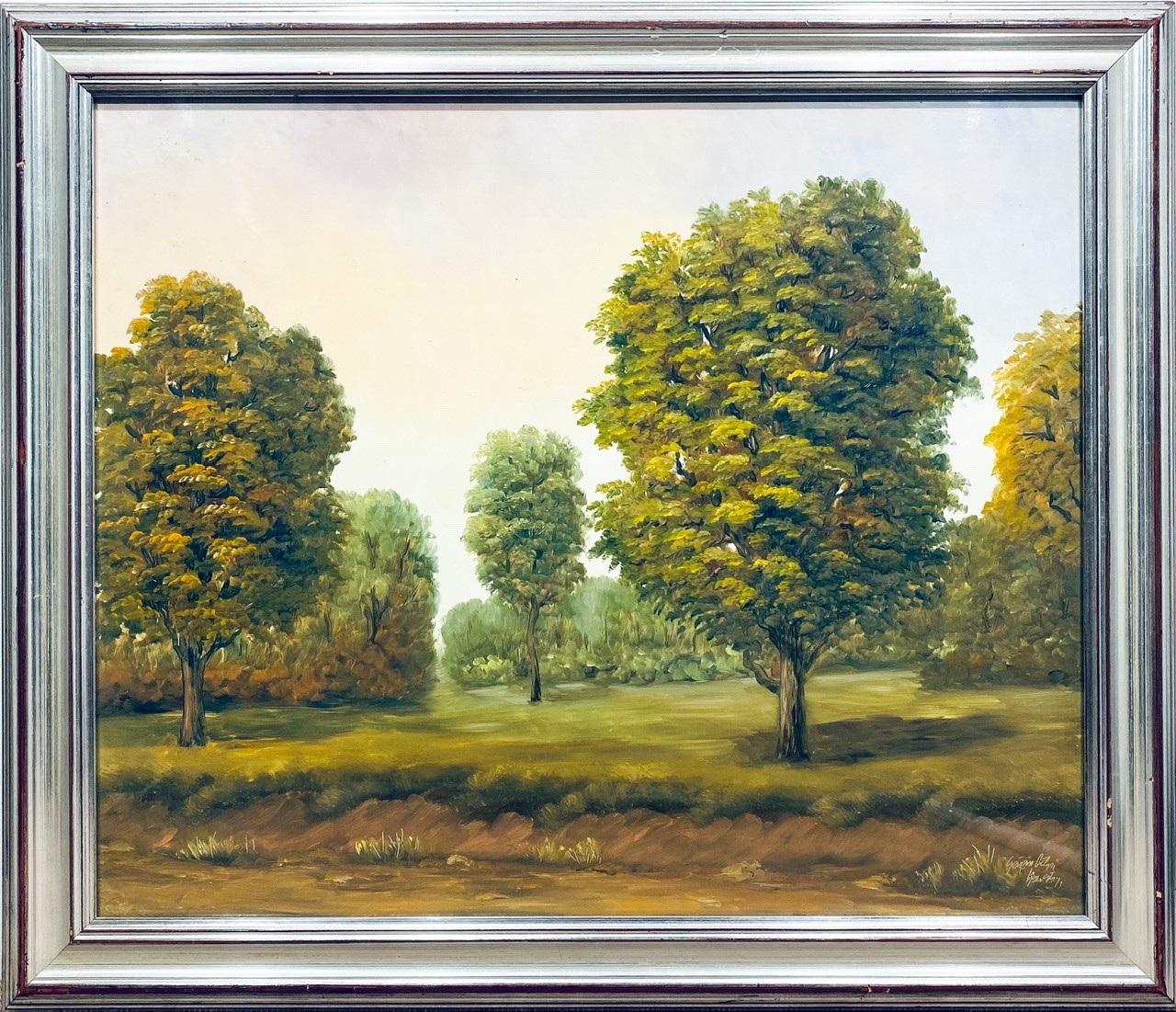 Herendi Gyula (1926-): Ligetes táj - Image 2