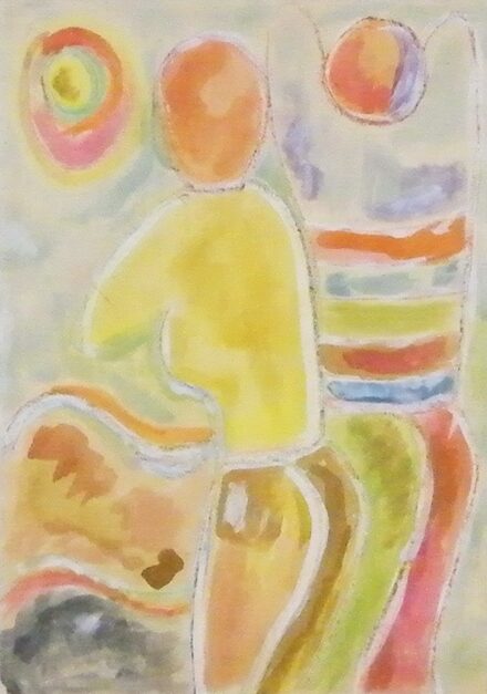 Csepeli Németh Miklós (1934 - 2012): Szabadban, 1988
