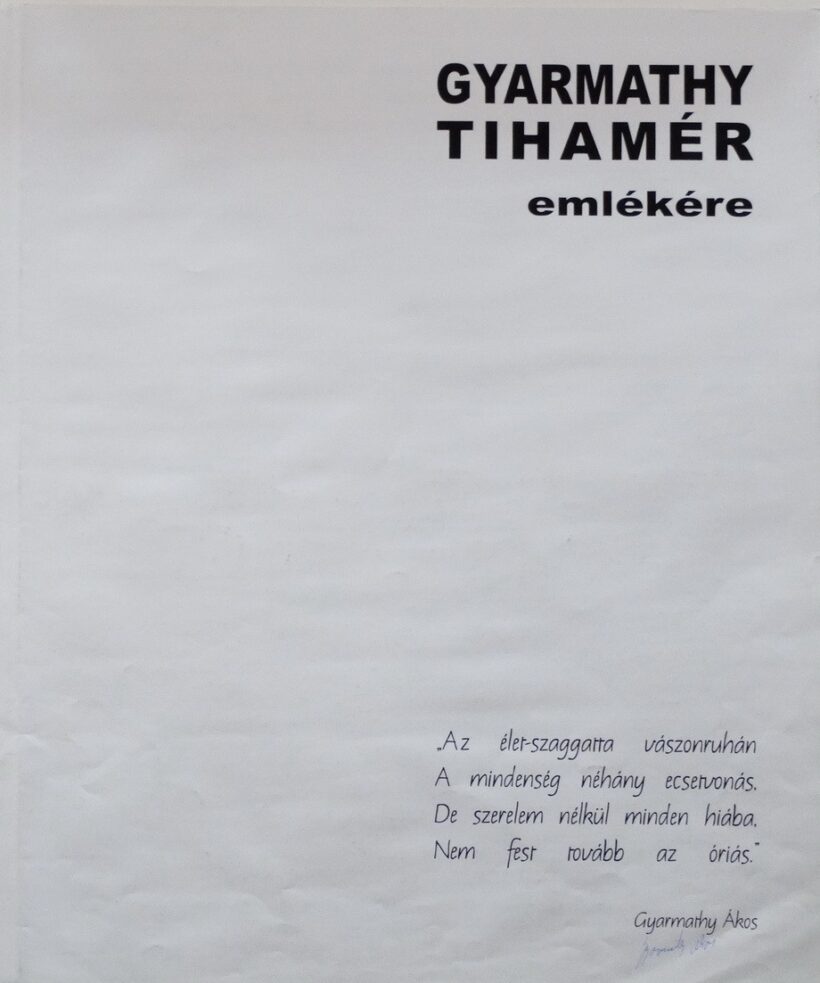 Gyarmathy Tihamér (1915 - 2005): Emlékmappa 12 lapos grafikai mappa,2005 - Image 3