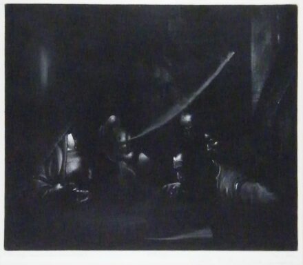 Kéri Imre (1945- ): Caravaggio műtermében