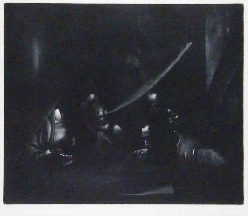 Kéri Imre (1945- ): Caravaggio műtermében
