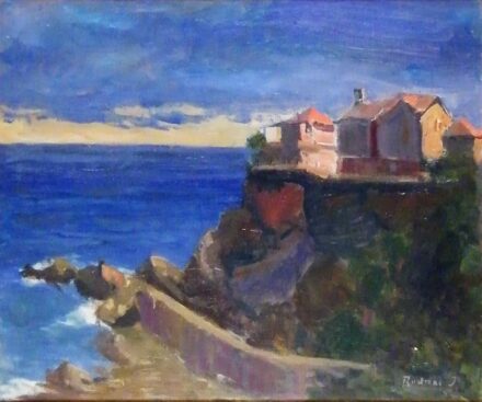 Radnai József (1896-1963): Házak a sziklaszirten
