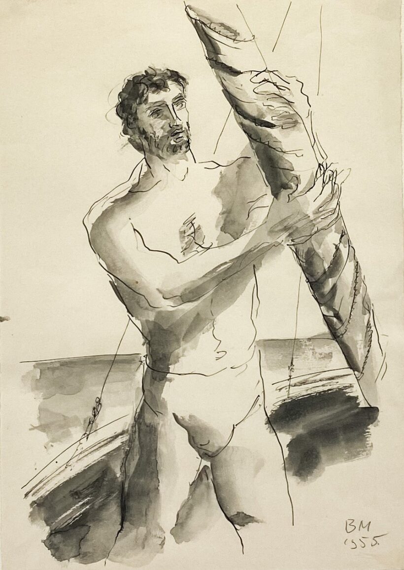 Borsos Miklós (1906-1990): Vitorlás