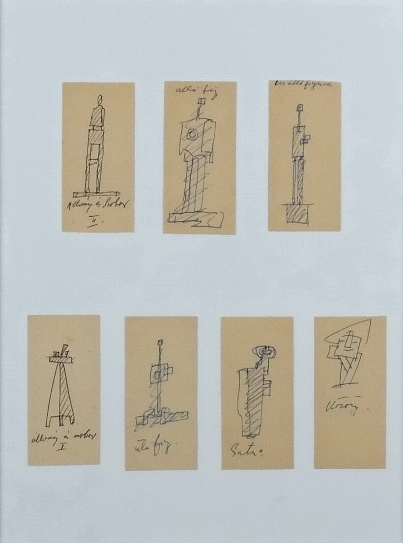 Vilt Tibor (1905-1983): Szobortervek (7 db)