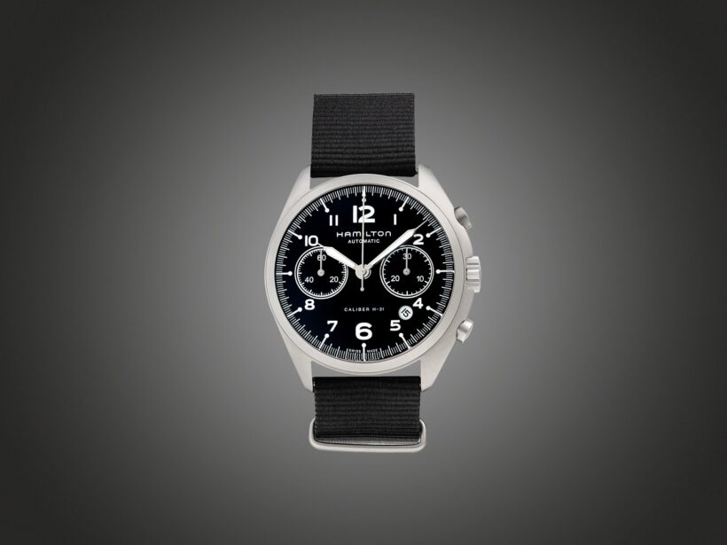 Hamilton Khaki Pilot Pioneer Chronograph férfi karóra