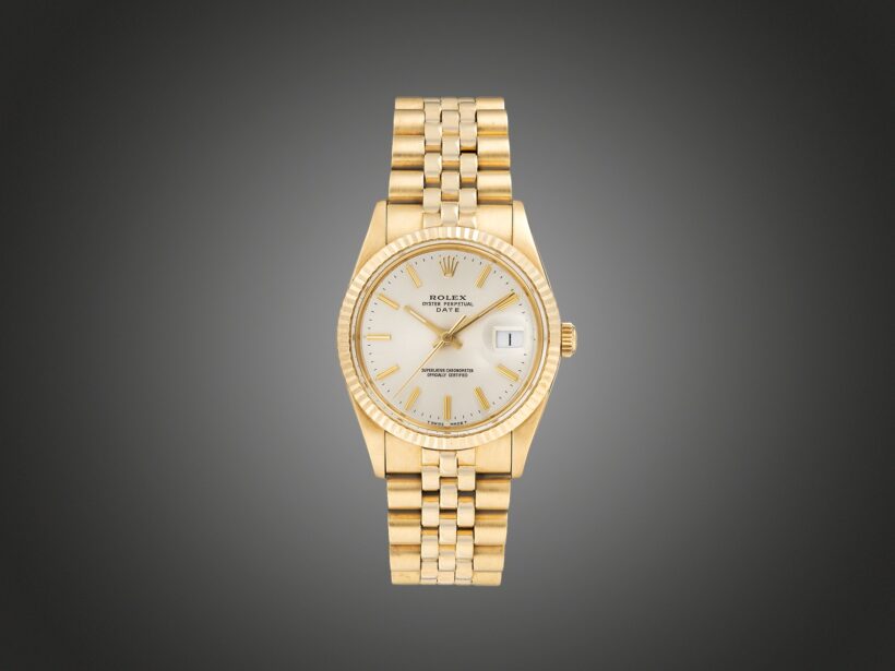 Rolex Date arany férfi karóra