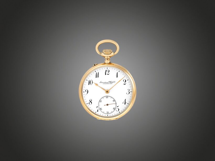 IWC Schaffhausen arany zsebóra