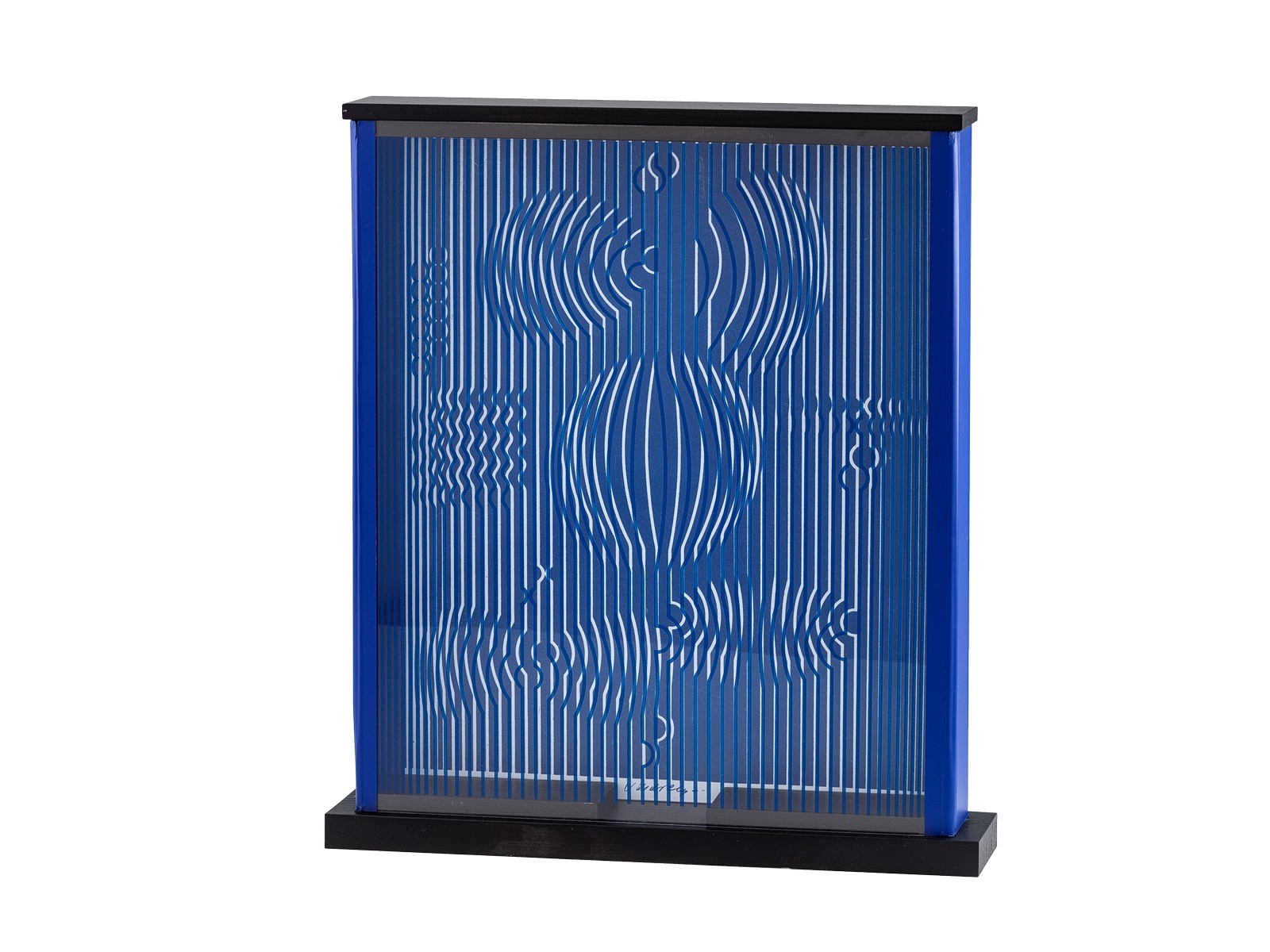 Victor Vasarely: Kék object