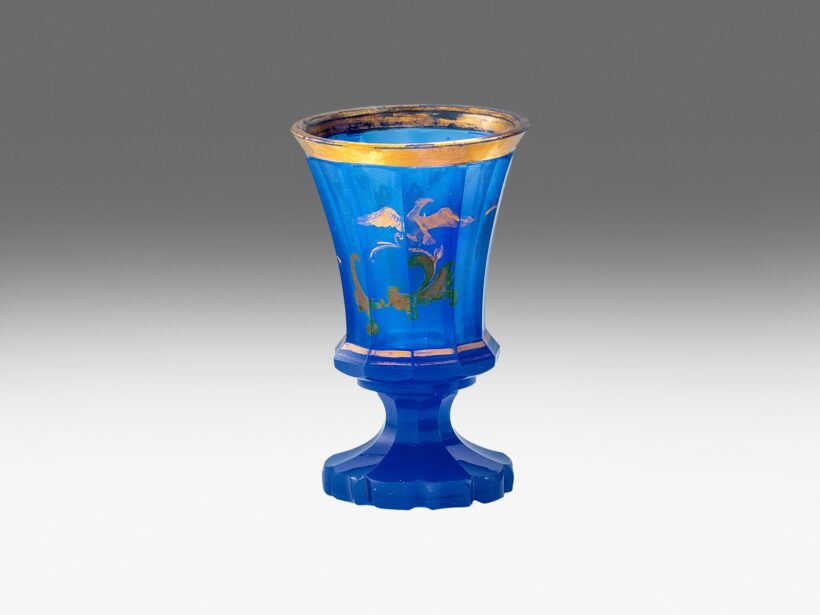 Biedermeier talpaspohár