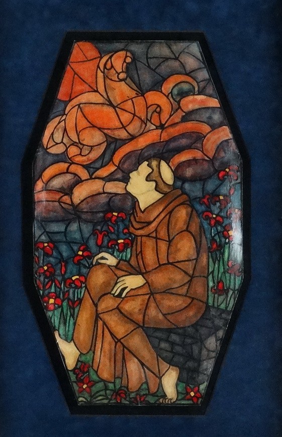 Olvashatatlan szignó: Üvegablak terv