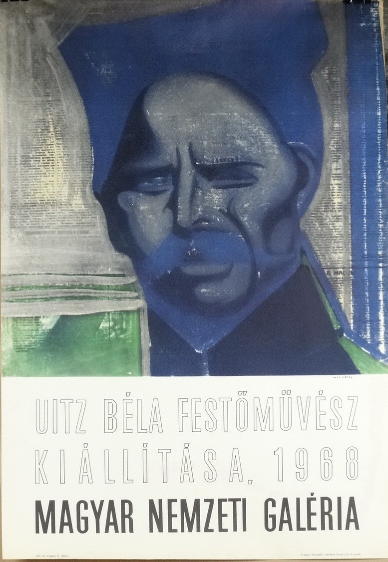 Uitz Béla: Kiállítási plakát, MNG, 1998