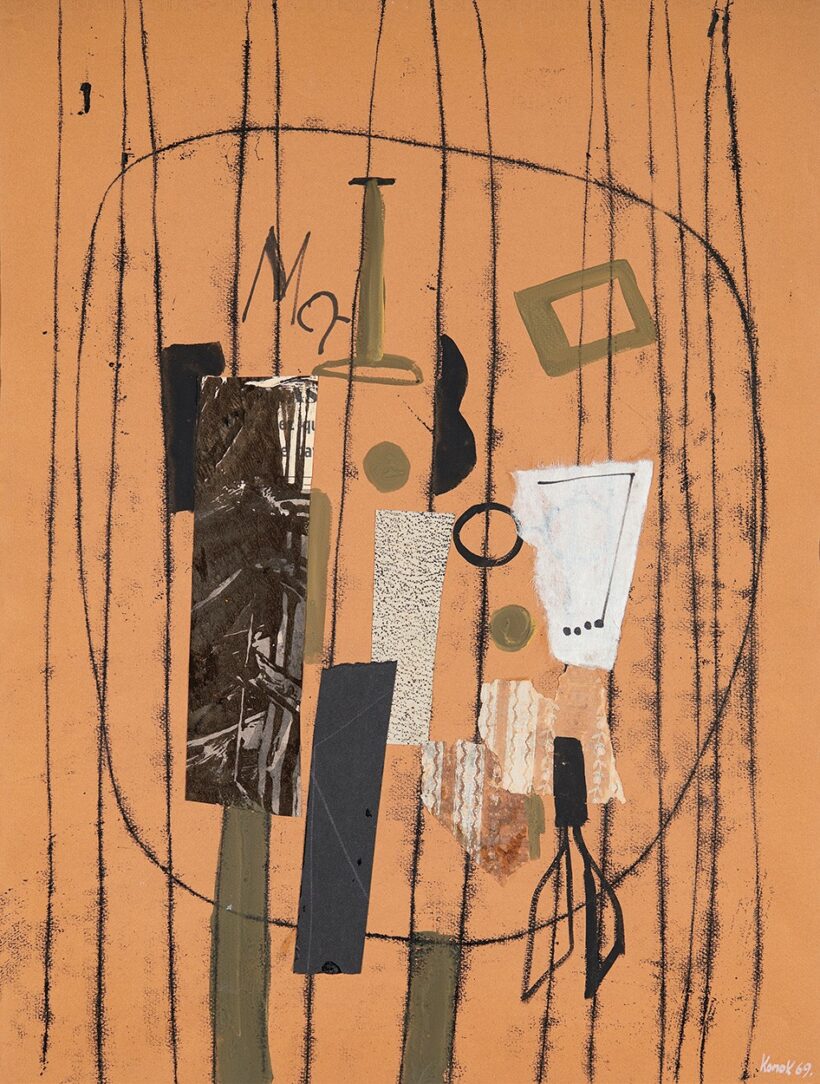 Konok Tamás (1930-2020): Kollázs, 1969