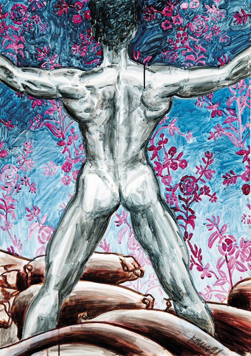 Koncz András: A férfi a munkában, 1991