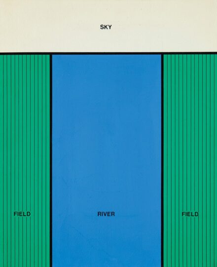 Bak Imre (1939): Sky-field-river, 1973