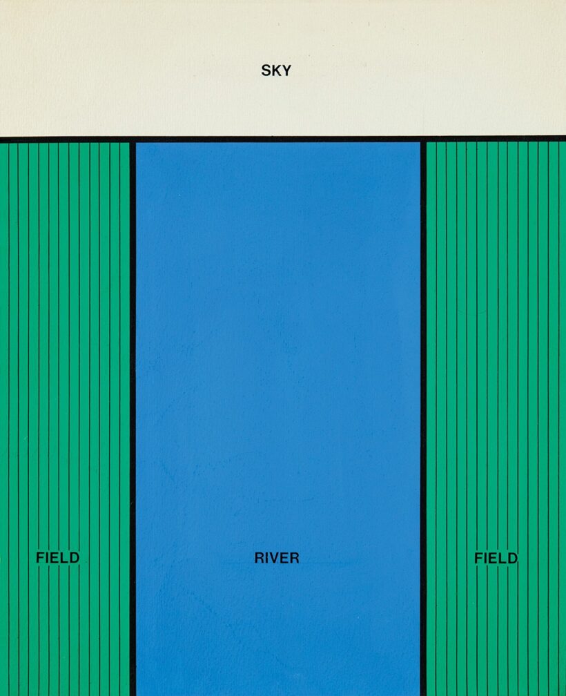 Bak Imre (1939): Sky-field-river, 1973