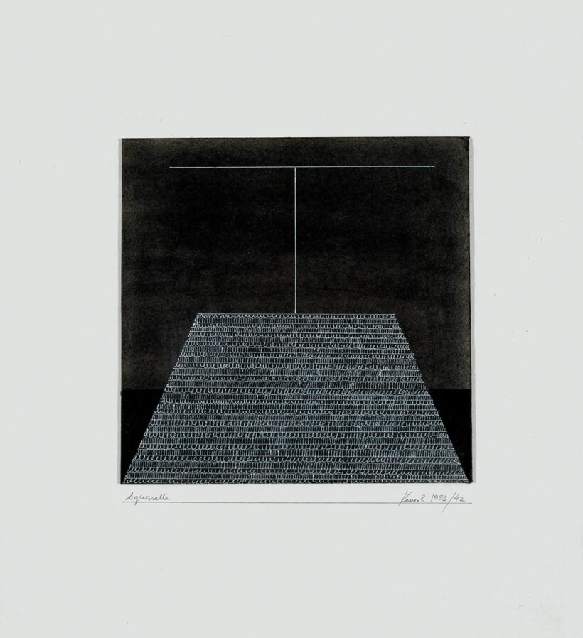 Konok Tamás (1930-2020): Kompozíció, 1993