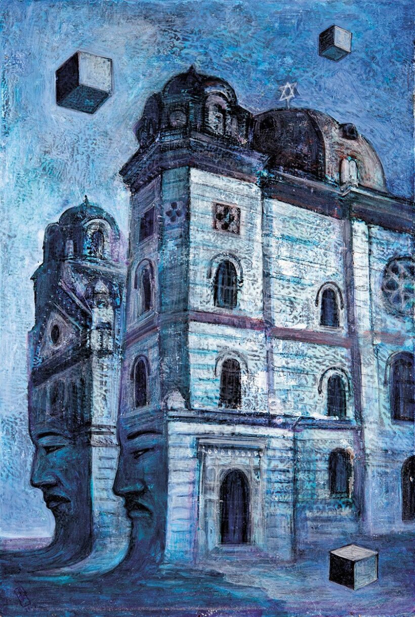 Szurcsik József (1959): Az épülő zsinagóga, 2007
