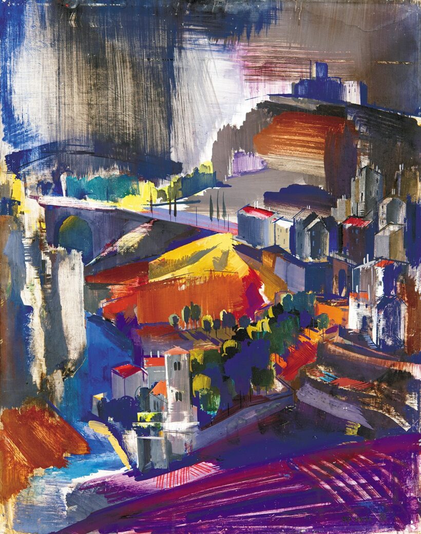Aba-Novák Vilmos (1894-1941): Abruzzói vidék (Abruzzói táj), 1930