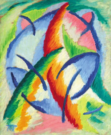 Mattis Teutsch János (1884-1960): Érzet (Kompozíció), 1919-1920 körül