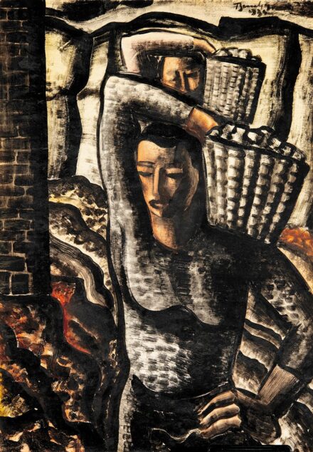 Bene Géza (1900-1960): Kosárhordók, 1934