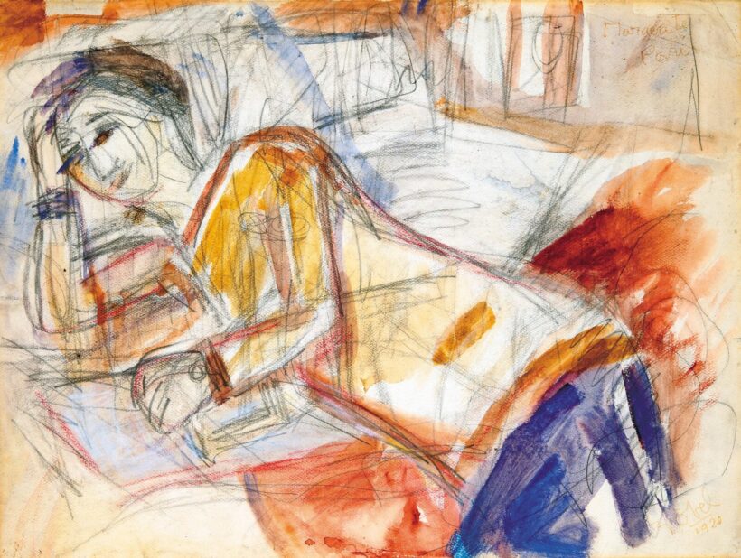 Czóbel Béla (1883-1976): Margerite, 1928
