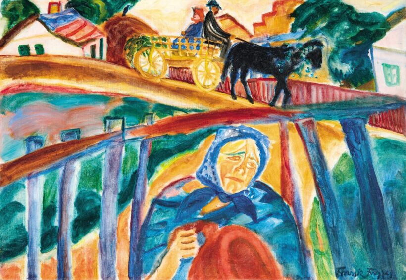 Frank Frigyes (1890-1976): Mártélyi kert, 1930 körül
