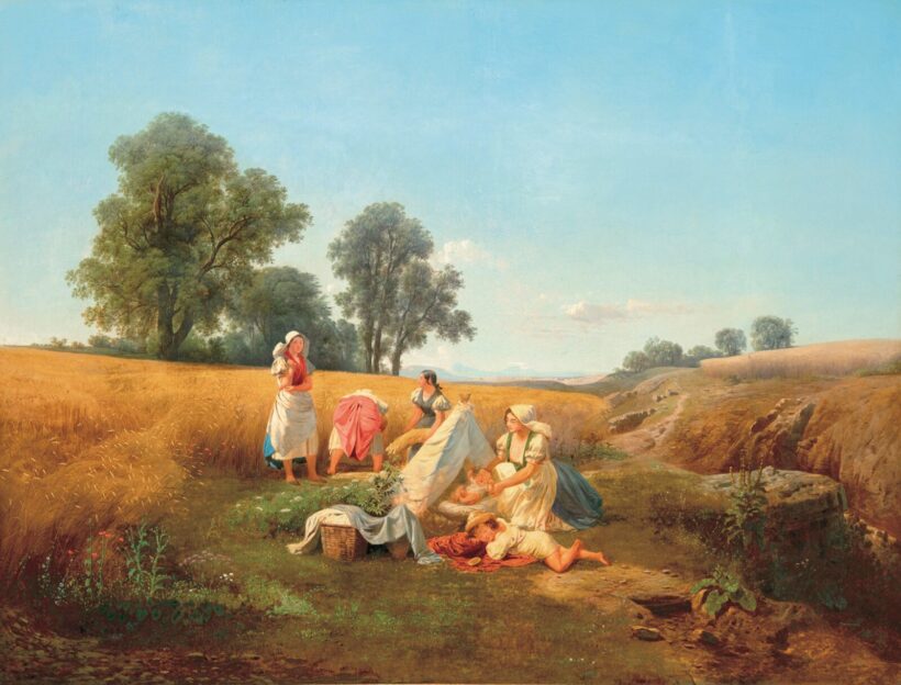 Markó Ferenc (1832-1874): Pihenőidő, 1863