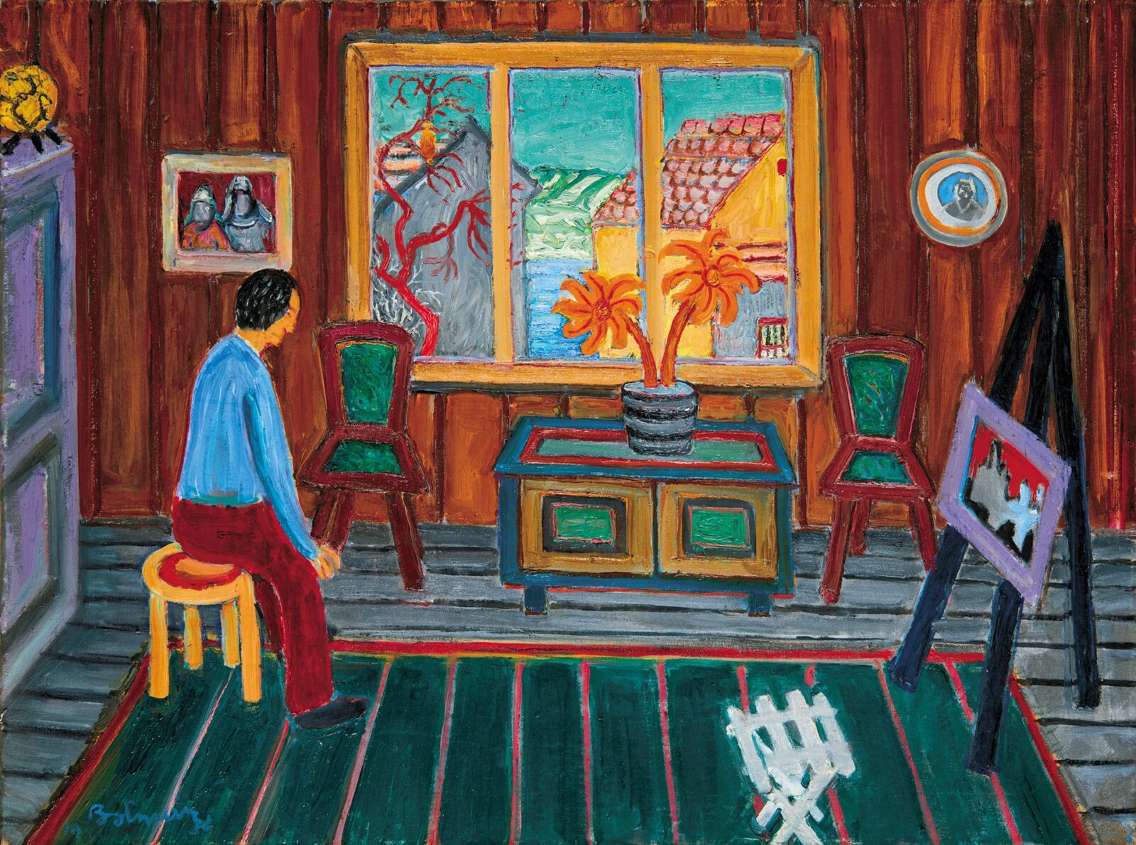 Bolmányi Ferenc (1904-1990): Nagymarosi szobámban, 1940-es évek