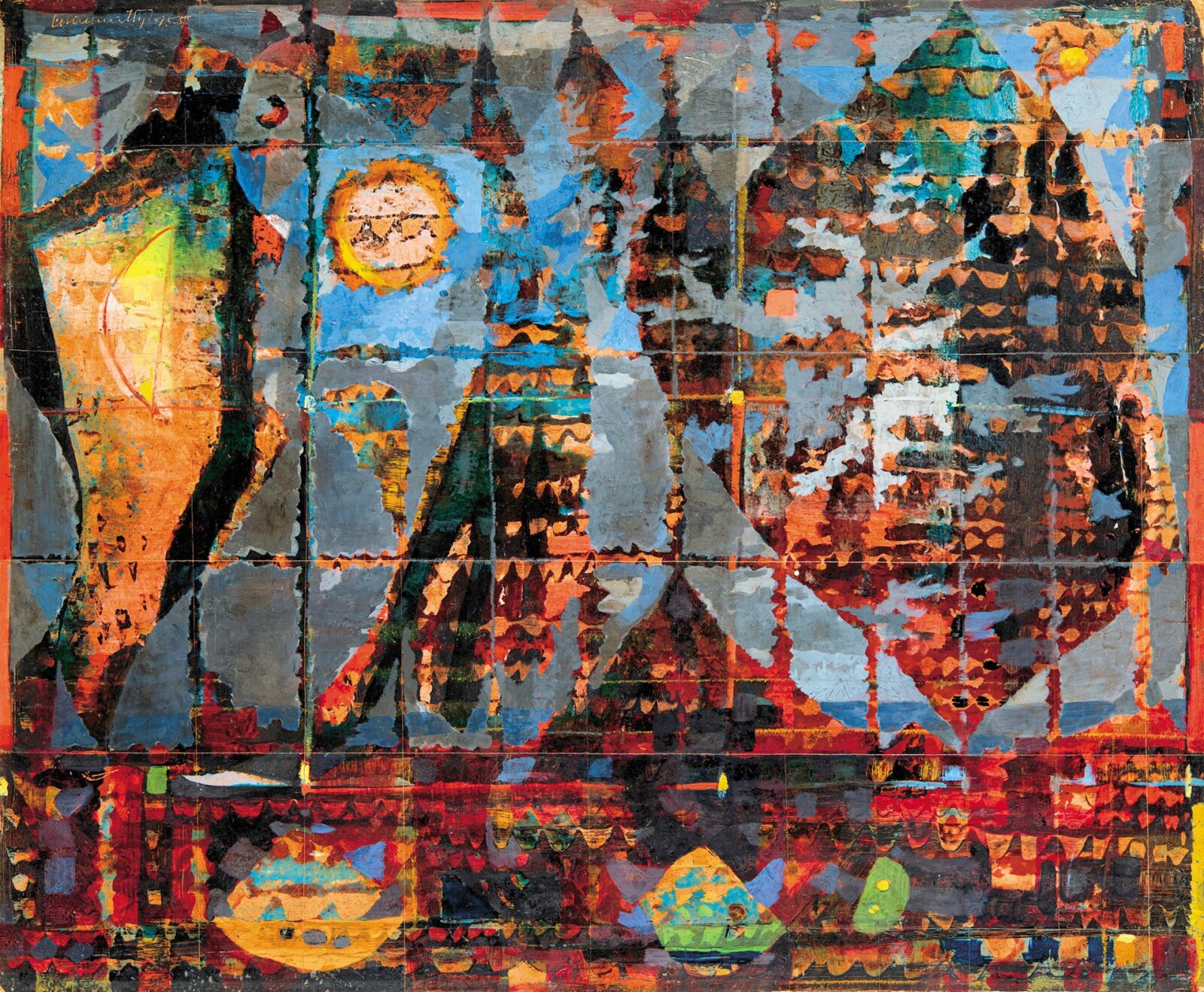 Gyarmathy Tihamér (1915-2005): Szőnyegterv, 1955