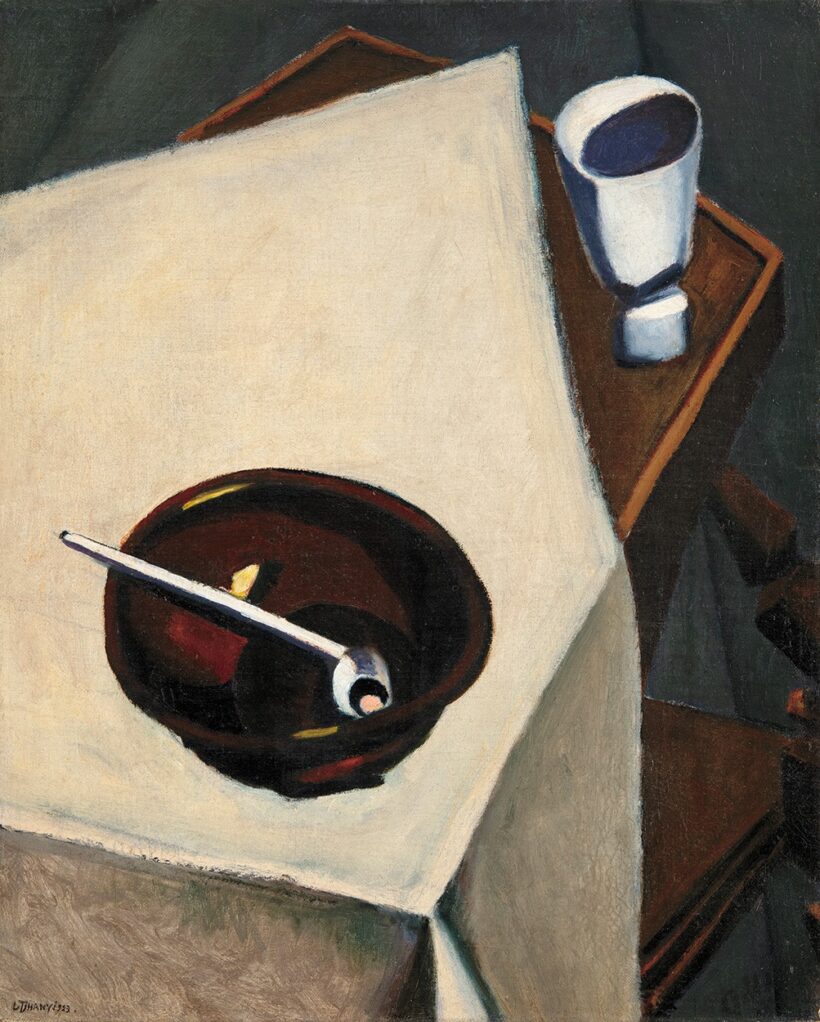 Tihanyi Lajos (1885-1938): Csendélet pipával, 1923