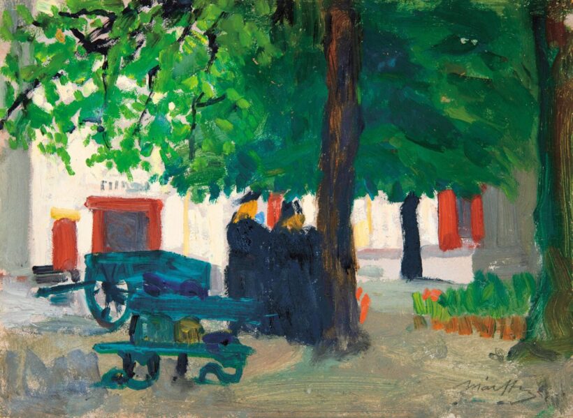 Márffy Ödön (1878-1959): Bruges-i részlet, 1905-1906