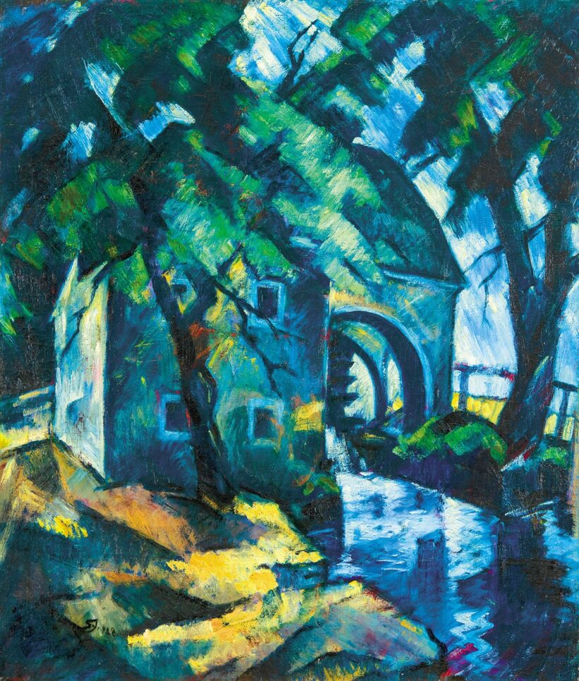 Schadl János (1892-1944): A tatai Töpörke malom, 1928