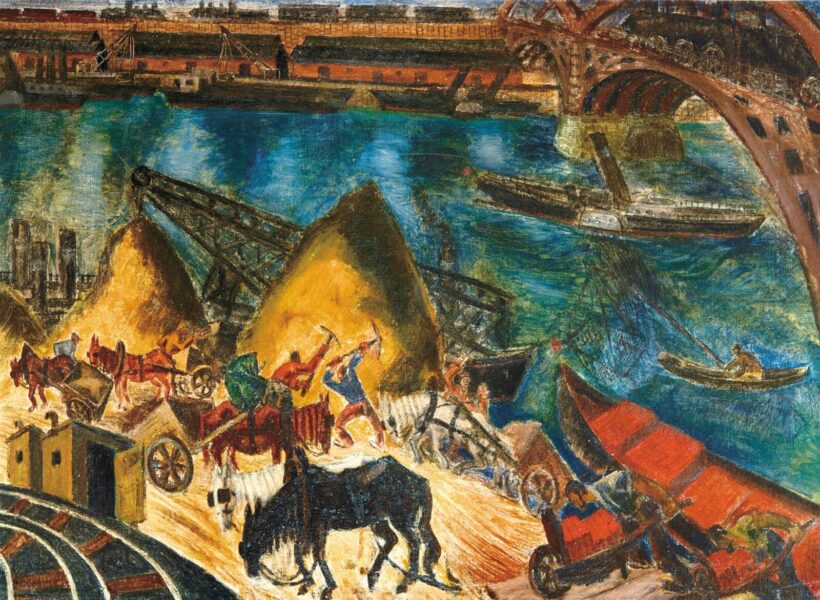 Mágori Varga Béla (1897-1988): Rakodás a Szajna-parton