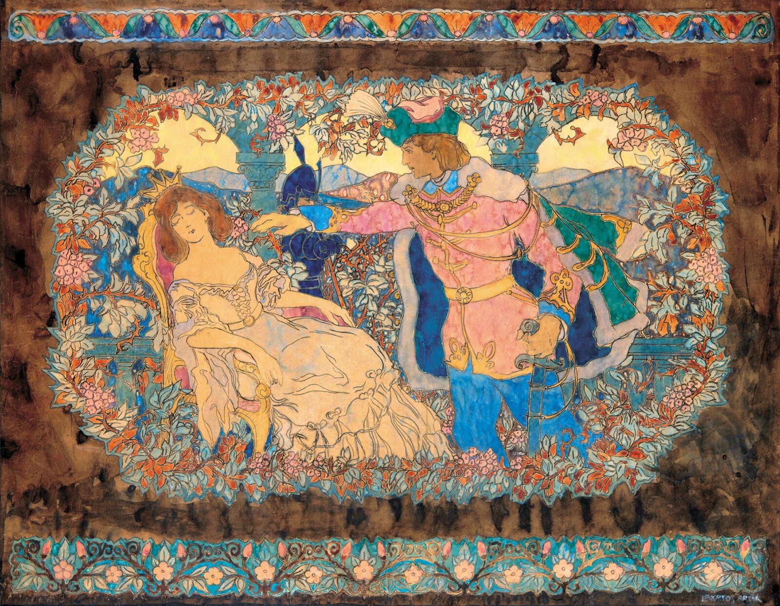 Lakatos Artúr (1880-1968): Csipkerózsika