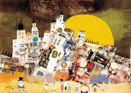 Bornemisza László (1910-1995): Napkorong, 1987