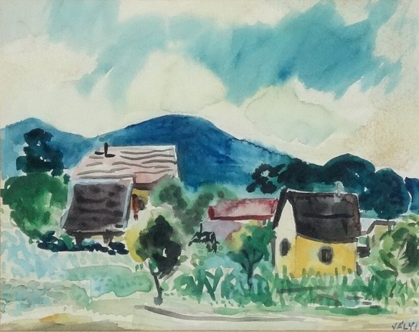 Vályi Nagy Dezső (1906-1981) : Tájkép