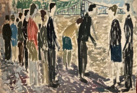 Varga József (1922-2021) : Dunaparton, 1966