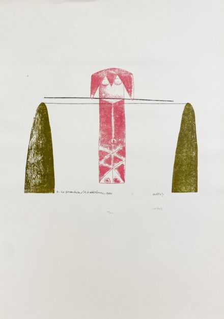 Székely Péter (1923-2001): Kötéltáncos 1982.