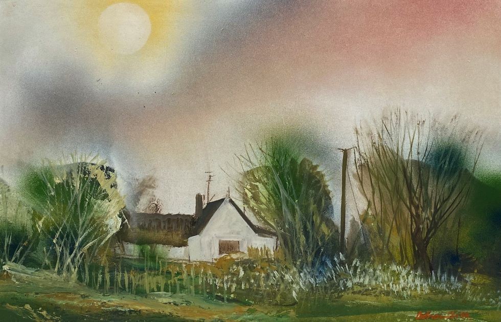 Dobrovits Ferenc (1941-1988): F.P.J. tanyája hátulról